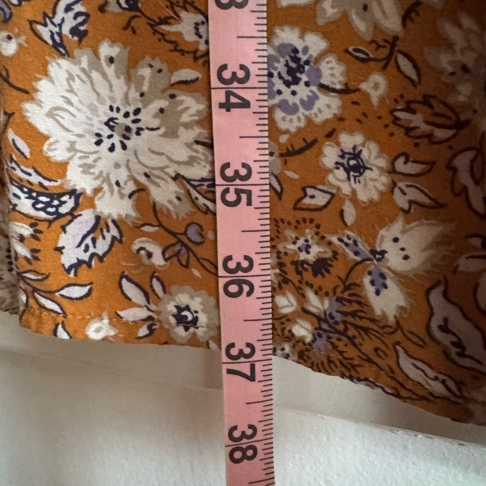 Floral Goldenrod Dress - Picture 7 of 9